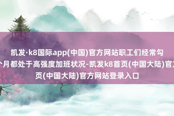 凯发·k8国际app(中国)官方网站职工们经常勾搭几周致使几个月都处于高强度加班状况-凯发k8首页(中国大陆)官方网站登录入口